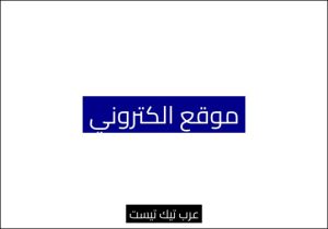 موقع الكتروني
